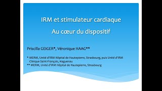 IRM et stimulateur cardiaque [upl. by Gnehs]