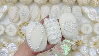 ASMR SOAP★Compilation set★Crushing soap★Cutting soap cubes★FOAMampGLITTERampSTARCH★ [upl. by Aicillyhp]