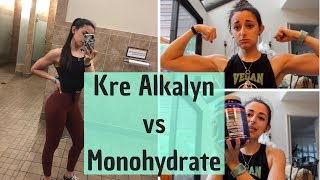 Kre Alkalyn vs Creatine Monohydrate  Why I switched  UPPER BODY WORKOUT [upl. by Rurik]