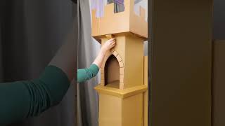 👸✨ Magical Princess Castle Adventure Moms Epic Cardboard Creation 🎉🌈 [upl. by Eilssel]