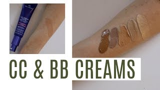 SWATCHING CC CREAMS amp BB CREAMS DR DRAY [upl. by Esineg803]