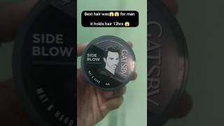 Gatsby Hair Wax❤️ best wax for strong hold hairstyleyoutubestylishshortsgatsbylookaddhairwax [upl. by Fries]