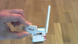 UNBOXING Wireless USB Adapter 8LeveL WUSB150A B G N [upl. by Anilehcim847]