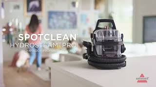 ¿Cómo usar el BISSELL SpotClean HydroSteam Pro 3700N [upl. by Athallia]