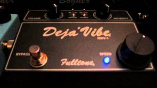 Fulltone MDV1 Mini Deja Vibe Black Edition [upl. by Ymmas971]