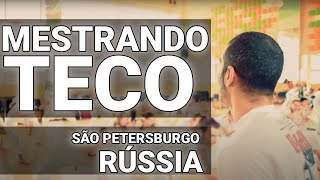 BATIZADO ABADACAPOEIRA  MESTRANDO TECO  PROFESSOR TICO  ALBATROZ Капоэйра СанктПетербург [upl. by Ardie604]