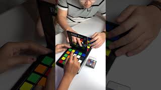 Playing Rubiks Race boardgames familygames gameshorts shorts rubik rubiks [upl. by Yeslaehc983]