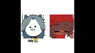 Temmie has a problem with axobunny everytime undertale temmie [upl. by Morie]