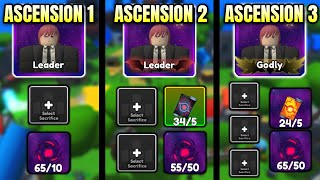 Everything You Need To Know About Ascension 1 2 amp 3 in Anime Champions Simulator Roblox [upl. by Froh513]