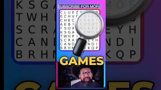 Find 7 board games in word search [upl. by Llyrehc]