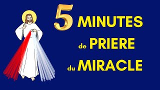 ✨5 minutes Prier pour un miracle🙏🏻 [upl. by Ezequiel]