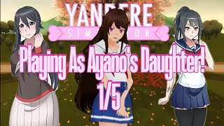 Playing As Ayanos Daughter Eliminating All the Rivals 15  Yandere Simulator [upl. by Neirbo]