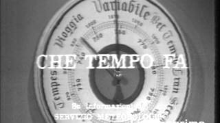 Raro video sigla di Che tempo fa Previsioni meteorologiche 1974 [upl. by Aivlis352]