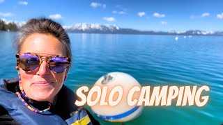 Solo RV Camping at Lake Tahoe JJs Adventure Begins [upl. by Walkling]