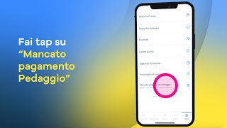 App Telepass  Tutorial Mancato Pagamento Pedaggio [upl. by Laohcin764]