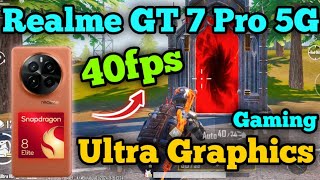 💪Realme GT 7 Pro BGMI Test ULTRA GRAPHICS  Realme GT 7 Pro 40fps Gaming  GT GAMING XP [upl. by Ricoriki134]