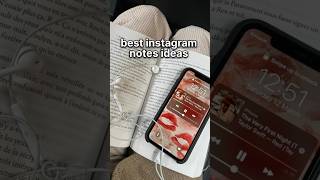 Best Instagram notes Ideas instagram aesthetic snapchat viral bio [upl. by Kellia]