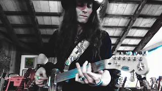 NEW ORLEANS HEAVY SWAMP BLUES ON FRETLESS 6STRING [upl. by Haskell]