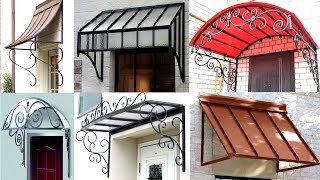 Metal Modern awning ideas  front door  window canopy ideas [upl. by Rehpotsirhc]