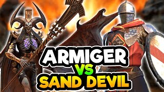 ARMIGER STILL MVP IN RAIDS MOST DIFFICULT DUNGEON  SAND DEVIL 25  RAID SHADOW LEGENDS [upl. by Yelad]