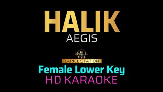 HALIK  AEGIS Female LOWER Key KARAOKEINSTRUMENTAL [upl. by Romelda]