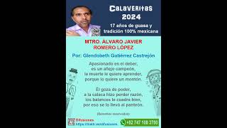 Calaveritas  Mtro Álvaro Javier Romero López [upl. by Nwahsir]