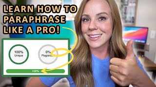 How to paraphrase like a pro  BEST step by step method [upl. by Nan]