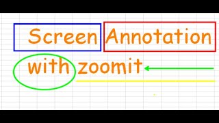 Screen Annotation with Zoomit Verson 8 2024 [upl. by Vandervelde]