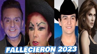 FAMOSOS que FALLECIERON este 2023 y NO sabías [upl. by Vivle]