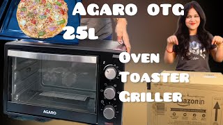 Agaro OTG oven Review 25 litre Unboxing  oven toaster griller best OTG  Best oven ￼myhappiness [upl. by Farlee]