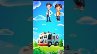 Doctor wala cartoon🚑। Gadi wala cartoon।gadiwalacartoon shorts gadi funny [upl. by Nyrtak]