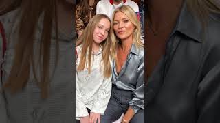 Kate Moss looks exactly like her daughter Lila Grace celebritychild celebrityfamily kate [upl. by Shaia]