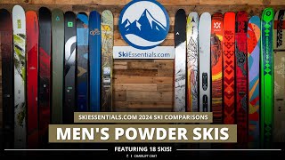 2024 Mens Powder Ski 114 132 mm Comparison with SkiEssentialscom [upl. by Rajiv]