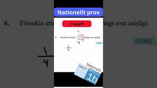 Nationellt prov matematik matte studera exam tips tricks utbildning gymnasium maths math [upl. by Katushka]