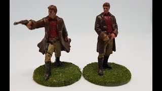 Painting Captain Mal Reynolds from Firefly Adventures Brigands and Browncoats [upl. by Nedlog423]