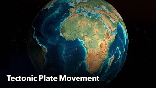 Animated Maps Tectonic Plate Movement [upl. by Aieken]