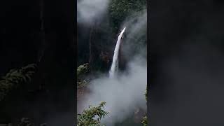 Nohkalikai Waterfall nature subscribe travel share like [upl. by Hewet]