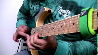 Dallton Santos  Lick de Guitarra  Bem legal Várias tétrades [upl. by Ytirehc]