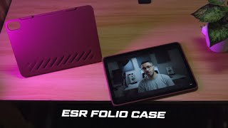 ESR Magnetic Folio Case Unboxing  iPad Air 2024 [upl. by Ojeillib]