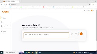 How to upload questions on Chegg [upl. by Latouche865]