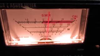 Ksun XUV68D  Satcom satellite radio frequency power output test air band [upl. by Orella956]