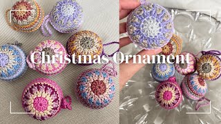 How to Crochet a Christmas Ornament crochettutorial [upl. by Carmena148]