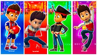 Team Ryder 😂  Ryder 🆚 Ryder 🆚 Ryder 🆚 Ryder  PAW Patrol 🎶 Tiles Hop EDM Rush [upl. by Enaoj898]