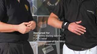 PhysioRoomcom Elite Adjustable Wrist Wrap  53120 [upl. by Naened587]