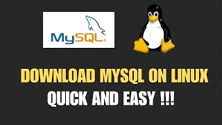 INSTALL MYSQL ON LINUX  QUICK AND EASY  2025 [upl. by Adnima444]