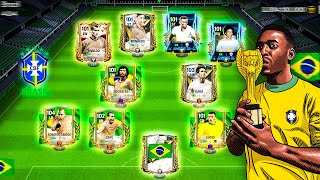 Brazil  All Time Best Ever Legendary Squad Builder FC Mobile [upl. by Aisekal692]