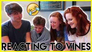 FAMILY REACTS TO MY OLD VINES  Sam and Colby  Colby Brock [upl. by Irrej957]