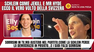 SCHLEIN COME DR JEKILL E MR HYDEUARDATE CHE FA TOLTA LA MASCHERA SI DIMENTICA LA DEMOCRAZIA [upl. by Odraner110]