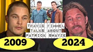 Travis Fimmel talking about Patrick Swayze ❤️  The Beast Vikings Boy Swallows Universe [upl. by Illehs458]