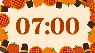 7 minute thanksgiving timer with music [upl. by Gaal]